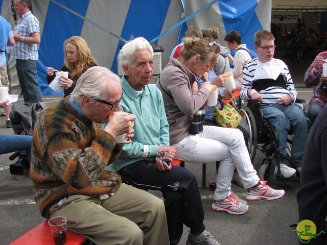 randonnée sportive avec joëlettes, Eghezée, 2014